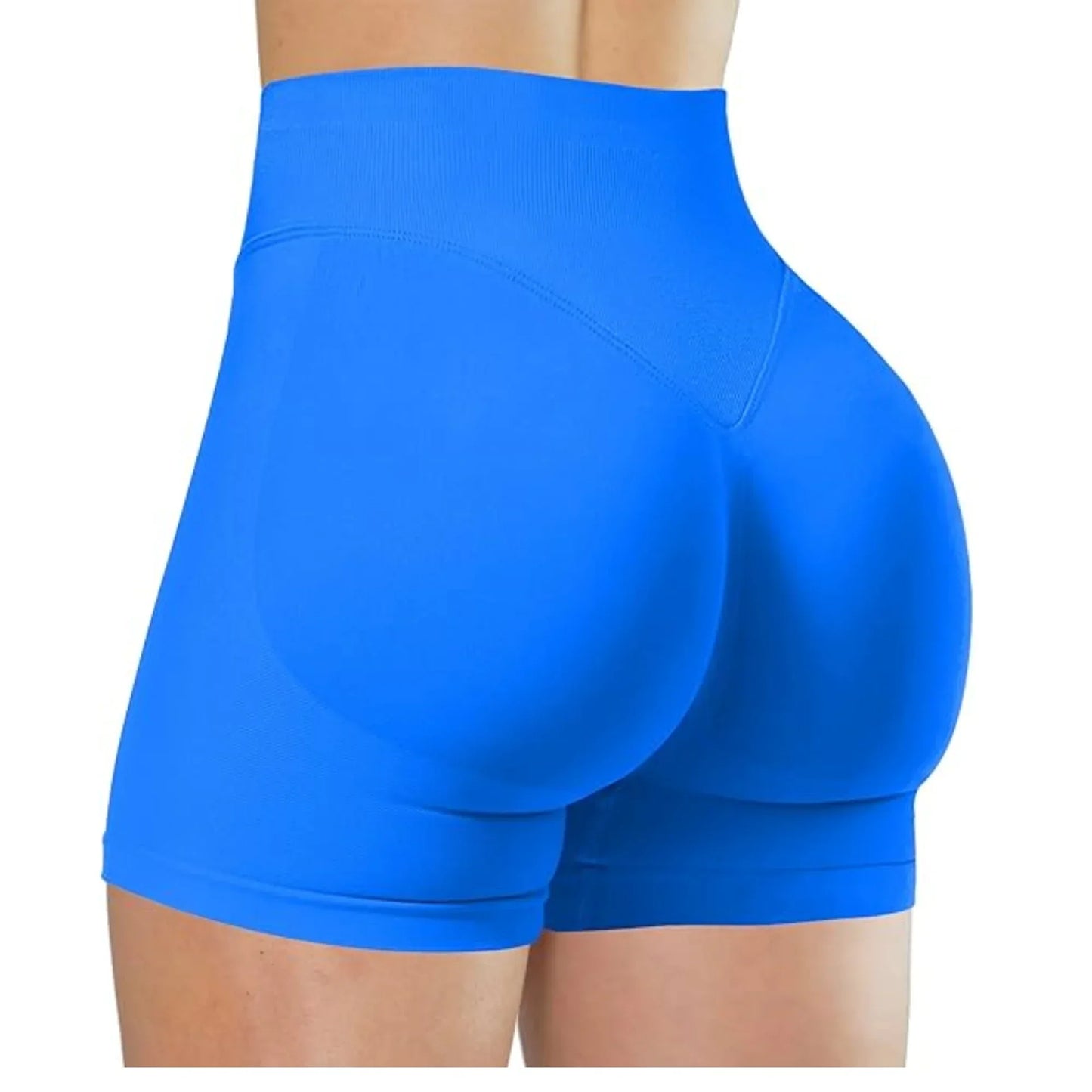 High Waisted Yoga Shorts for Women Fashionable and Sexy Running Fitness Pants Solid Color Yoga Leggings Elastic Tights