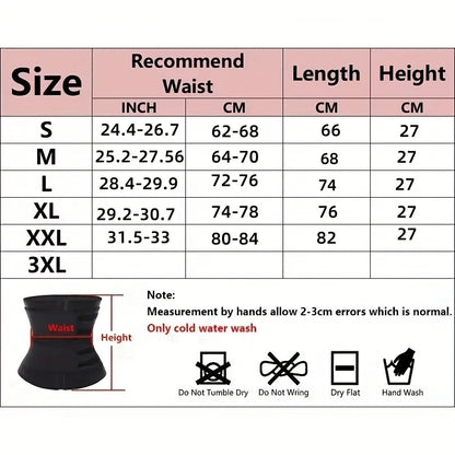 Waist Trainer Slimming Body Shaper Fitness Belt Weight Loss Fat Burning Sport Girdle Sweat Trimmer Workout Cincher Shapewear