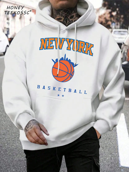 Brooklyn Est 1998 New York Printing Men Hoodies Harajuku Crewneck Hoodie Fashion Oversize Hoody Autumn Comfortable Tracksuit