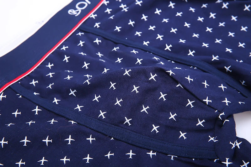 Boxer Shorts Men's Panties Homme Underpants Boxershorts Underwear for Man Cotton Male Couple Sexy Set Calecon Lot Soft Box 4pcs