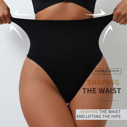 High Waist Thongs Seamless Women Panties G-String Lingerie Tummy Control Shaping Girdle Shaper Underwear