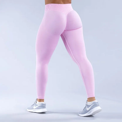 Women Seamless Three-section Waist Yoga Pants Sexy Hip-lifting Tight Sports Pants High Elastic Fitness Exercise Yoga Pants