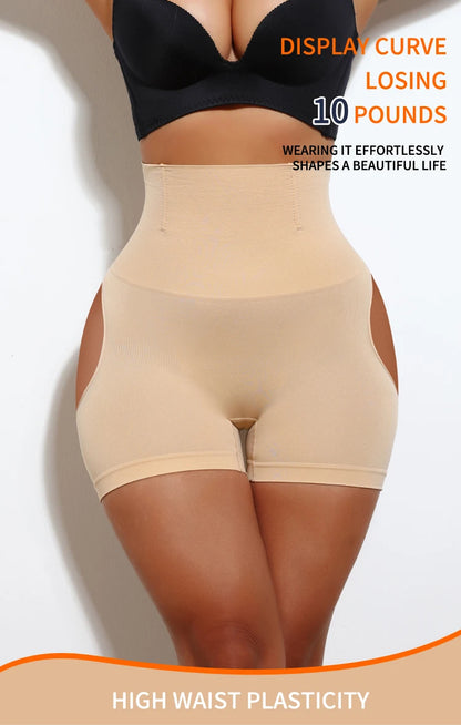 Women High Waist Shaping Control Panty Butt Lifter Shapewear Sexy Show Buttocks Slim Shorts Sexy Underwear Slimming Body Shaper
