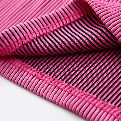 Hanging Neck Hollow Dress Stretch Pit Slim-fit Long-sleeved Hip Mid-length Dress Fashion Commuter Women's Clothing