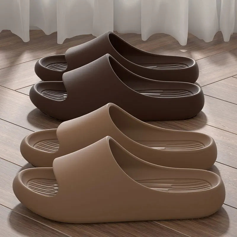 Big Size 50 51 Summer Slippers For Men Women EVA Lightweight Open Toe Quick Dry Home Slides Men Flat Sandals Beach Couple Shoes