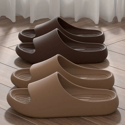 Big Size 50 51 Summer Slippers For Men Women EVA Lightweight Open Toe Quick Dry Home Slides Men Flat Sandals Beach Couple Shoes