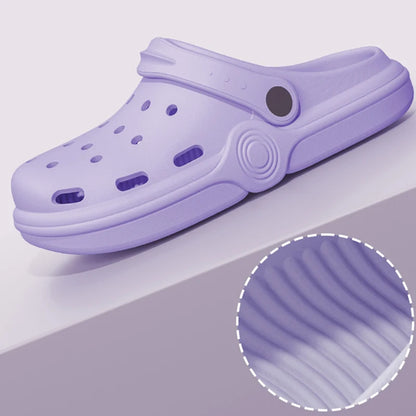 Dongdong Shoes Women's New Trendy Summer Thick Sole Increase Anti Slip Fashion Work Beach Baotou Slippery Sandals