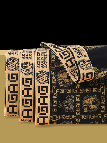 Men's Underwear Sexy Boxer Antibacterial Breathable Retro Print 4pcs Men Boxer Shorts Boys Thin Flat Corner Panties