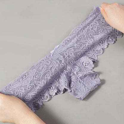 3Pcs Sexy Floral Lace Panties Women Briefs Low Waist Soft Lingerie Comfortable Female Underwear Girls Intimates Panties