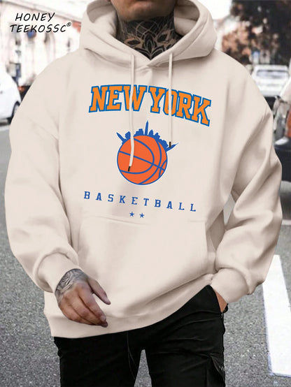 Brooklyn Est 1998 New York Printing Men Hoodies Harajuku Crewneck Hoodie Fashion Oversize Hoody Autumn Comfortable Tracksuit