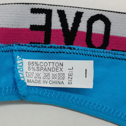 Sexy Women's Thong Cotton G Strings Panties for Ladies Dot Star Printed Tanga Girls Underwear Intimate Underpants 5 pcs/lot