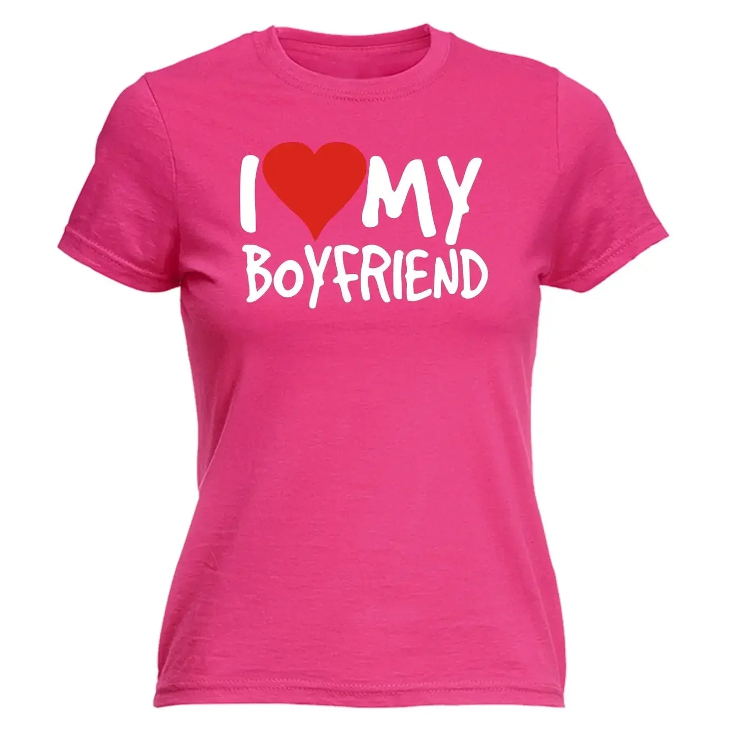 I Love My Husband Boyfriend WOMENS T-SHIRT Tee Birthday Girlfriend Wife Partner Funny Kawaii Clothes Oversized T Shirt Tops Tee