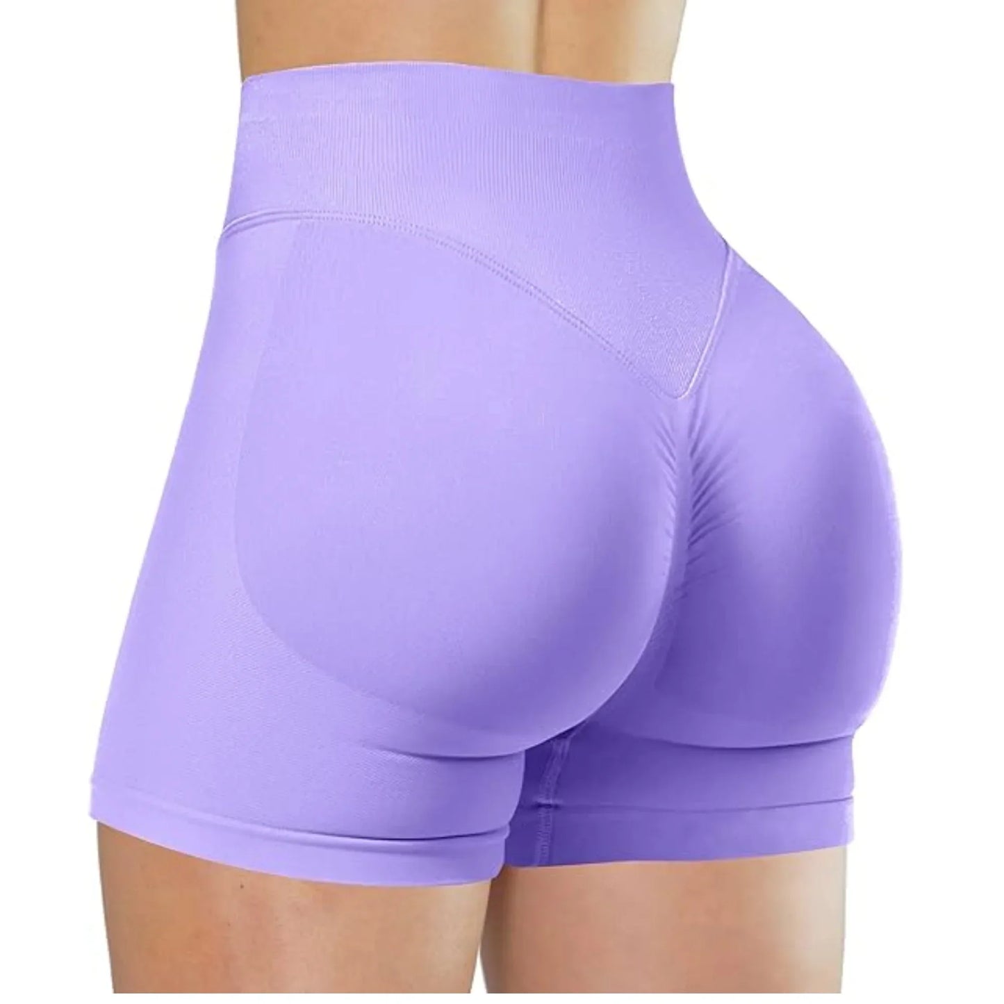 High Waisted Yoga Shorts for Women Fashionable and Sexy Running Fitness Pants Solid Color Yoga Leggings Elastic Tights