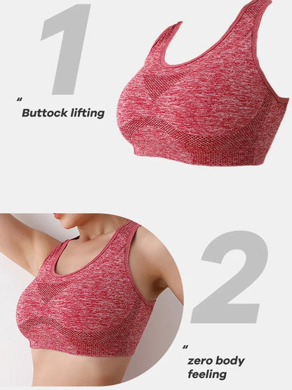 Soutien-gorge Push Up Respirant Pour Femmes, Sous-vêtements De Sport, Course À Pied, Yoga, Fitness