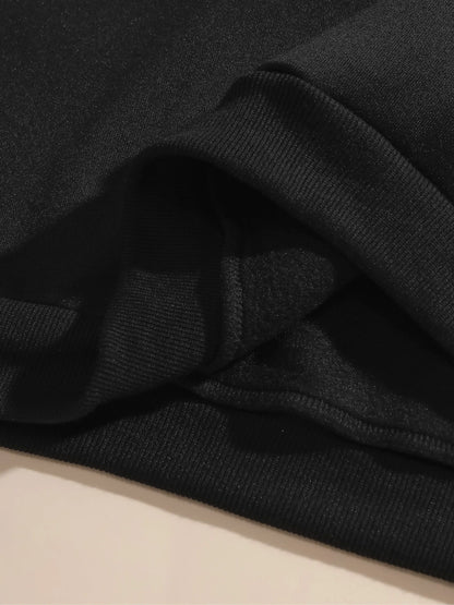 Leopard Print Cherry Letter Printed Women's Autumn Winter Round Neck Sweatshirt Casual Long Sleeved Top Hoodies Women's Clothing