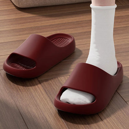 Big Size 50 51 Summer Slippers For Men Women EVA Lightweight Open Toe Quick Dry Home Slides Men Flat Sandals Beach Couple Shoes