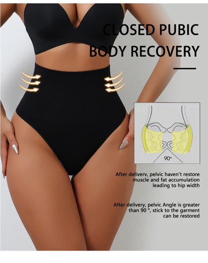 High Waist Thongs Seamless Women Panties G-String Lingerie Tummy Control Shaping Girdle Shaper Underwear