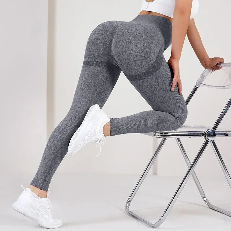 Seamless Leggings Women Push Up Workout Tights Yoga Pants High Waist Elastic Gym Fitness Clothing Sports Wear Cycling Sweatpants