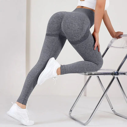 Seamless Leggings Women Push Up Workout Tights Yoga Pants High Waist Elastic Gym Fitness Clothing Sports Wear Cycling Sweatpants