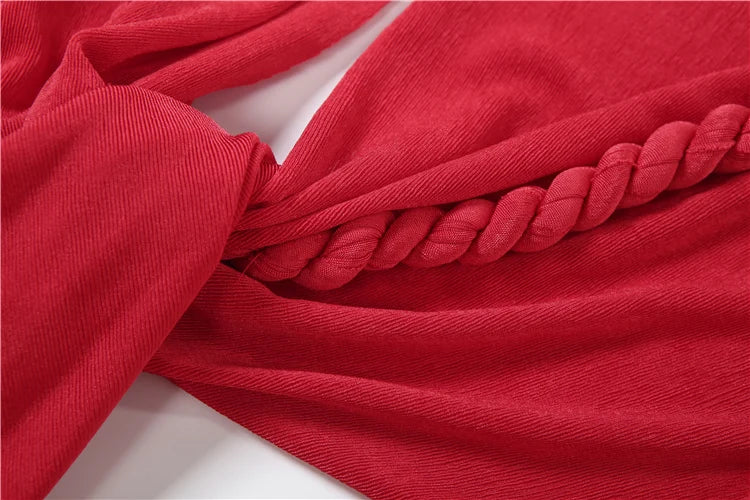 Weird Puss Halter Ruched Dress Women Sexy Whip Knot Backless Patchwork Elegant Stretch Christmas Peach Hip Birthday Mini Bodycon