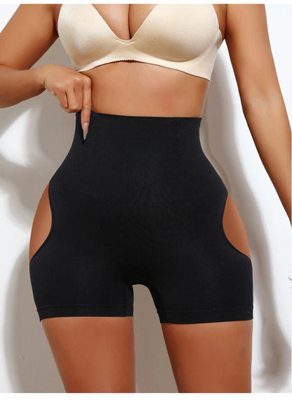 Women High Waist Shaping Control Panty Butt Lifter Shapewear Sexy Show Buttocks Slim Shorts Sexy Underwear Slimming Body Shaper