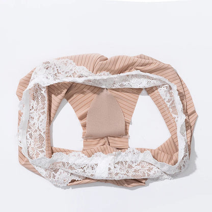 TrowBridge Women's Panties Seamless Silk Satin Underwear Lace Hollow Out Woman Boxers Breathable Lingerie Cozy Sports Boyshorts