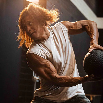 Camiseta deportiva sin mangas para hombre, chaleco de secado rápido, transpirable, holgado, para entrenamiento, Verano