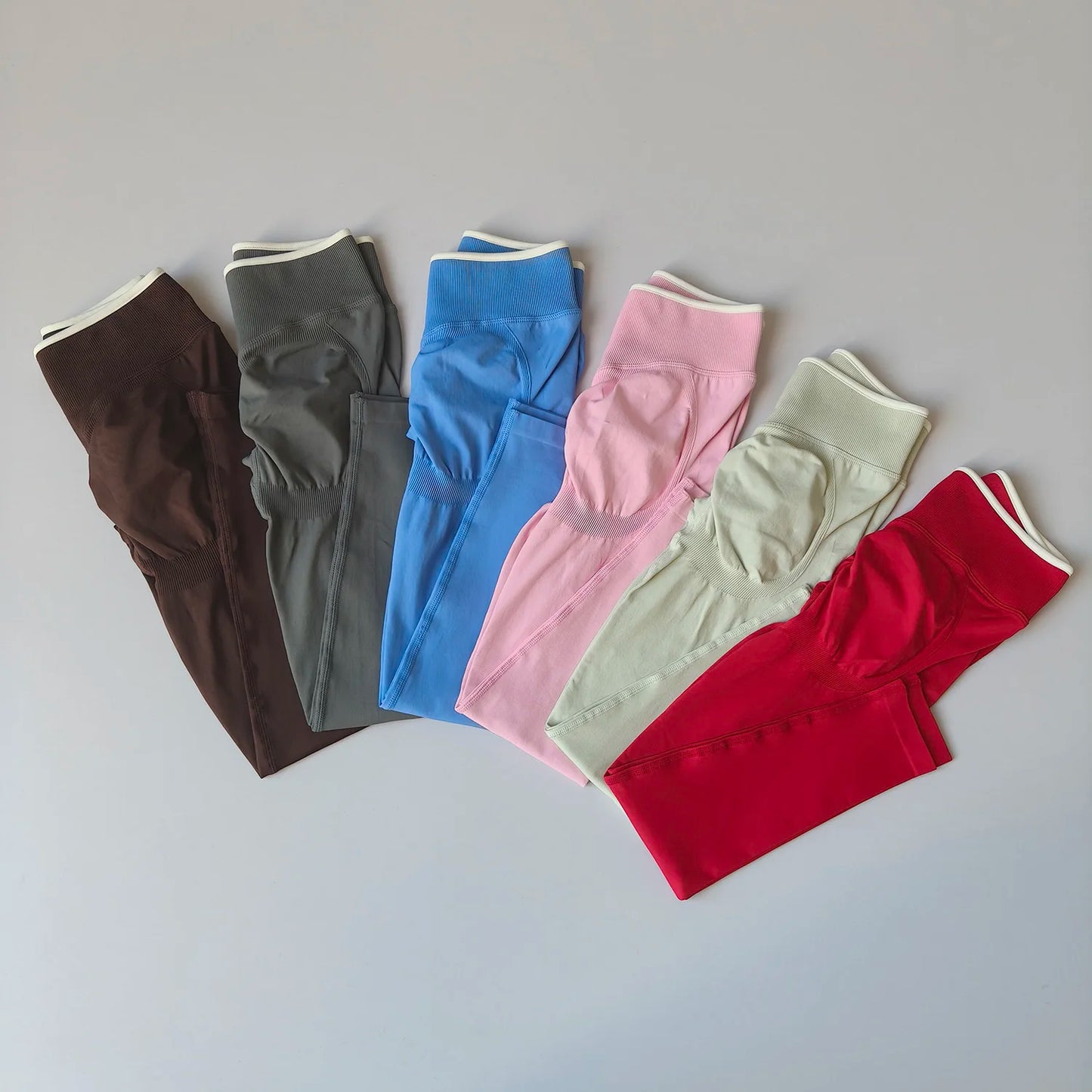 Women's Middle Waist Seamless Yoga Leggings Push-Up Sport Fitness Running Pants Hip Lift High Elastic Gym Leggings Sport Legging