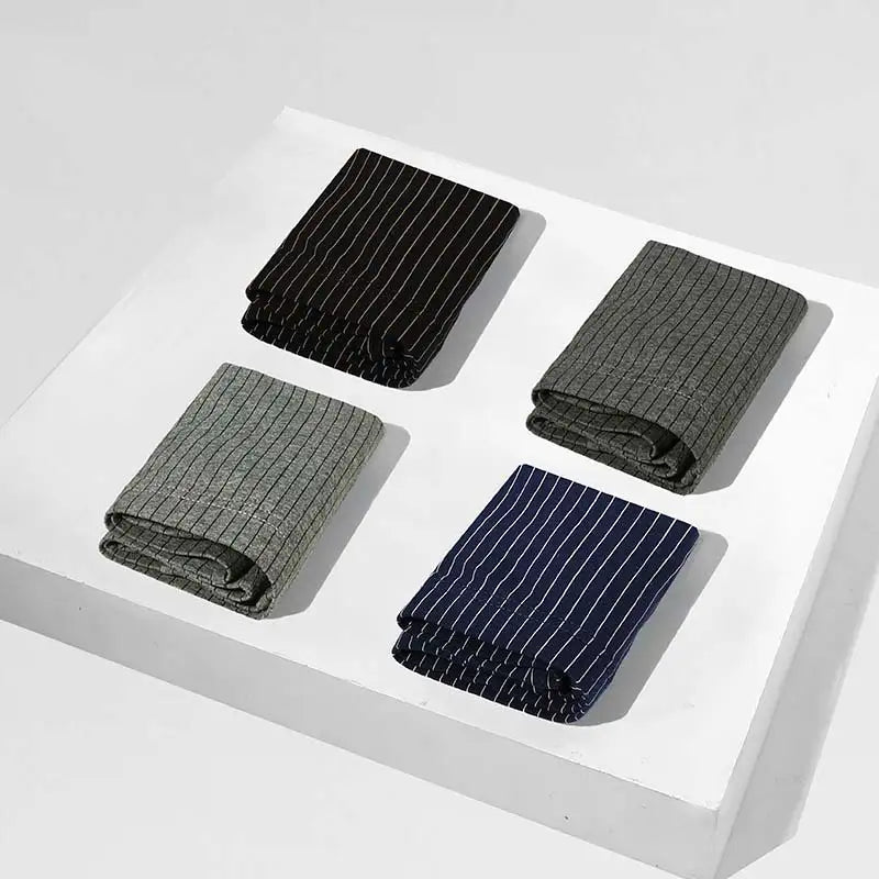 Men's Pure Cotton Underwear, Men's Simple Cotton Boxer Briefs, Summer Thin Boys' Sports Comfortable Breathable Boxer Shorts