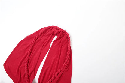 Weird Puss Halter Ruched Dress Women Sexy Whip Knot Backless Patchwork Elegant Stretch Christmas Peach Hip Birthday Mini Bodycon