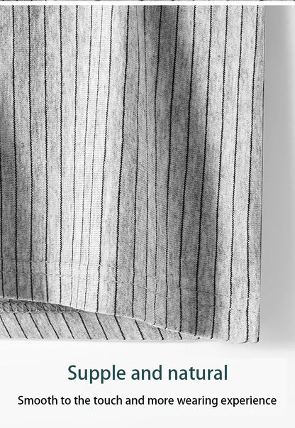 Men's boxer underwear Soft, breathable and comfortable men's briefs Striped trendy personality casual loose boxers