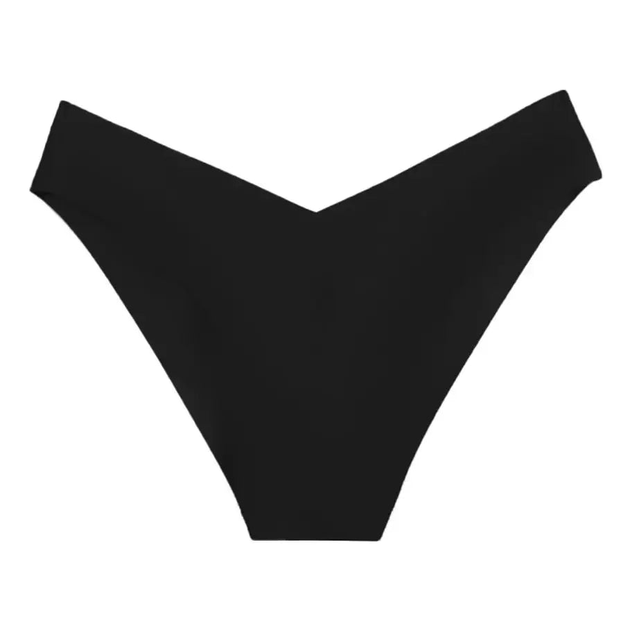 WarmSteps 6Pcs/Set V-Cut Sexy Women's Thongs Panties Plain Ice Silk Female Lingerie Intimate Seamless Underwear Briefs for Woman