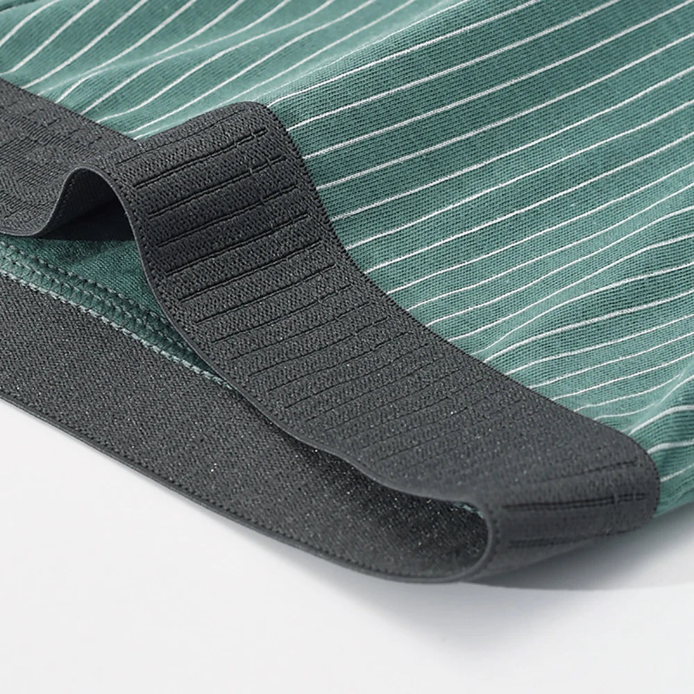 5pcs Cotton Mens UnderwearS Men Boxer Shorts Cotton Stripe Men Underpant Plus Size Boxer Sexy Breathable Men Panties