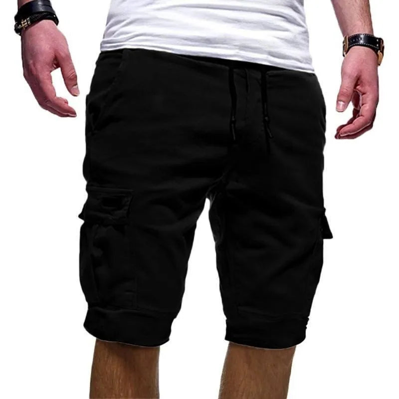 Men's Shorts Green Cargo Shorts Summer Bermudas Male Flap Pockets Jogger Shorts Casual Working Army Tactical Bermudas