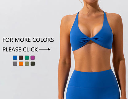 Sexy Gym Top Women Crease Sports Bra Running Back Cross Yoga Bra Breathable Sports Underwear Women Fitness Workout Top Women