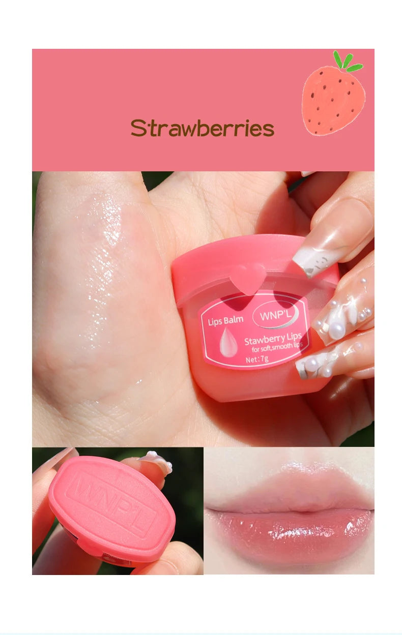 1pc Moisturizing Lip Balm All-natural Lip Mask for Dry Lips Refreshing Anti-Cracked Lip Gloss Treatment Makeup