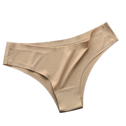 4PCS/Set Seamless Panties Women Sexy Underwear Ice Silk Underpants Low Waist G-string Female Soft Solid Ultra-thin Briefs