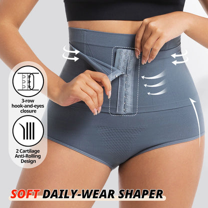 Women Seamless High Waist Waist Cincher Panty Briefs Strong Compression Faja Shaperwear Tummy Control Body Shaper Belly Shaping