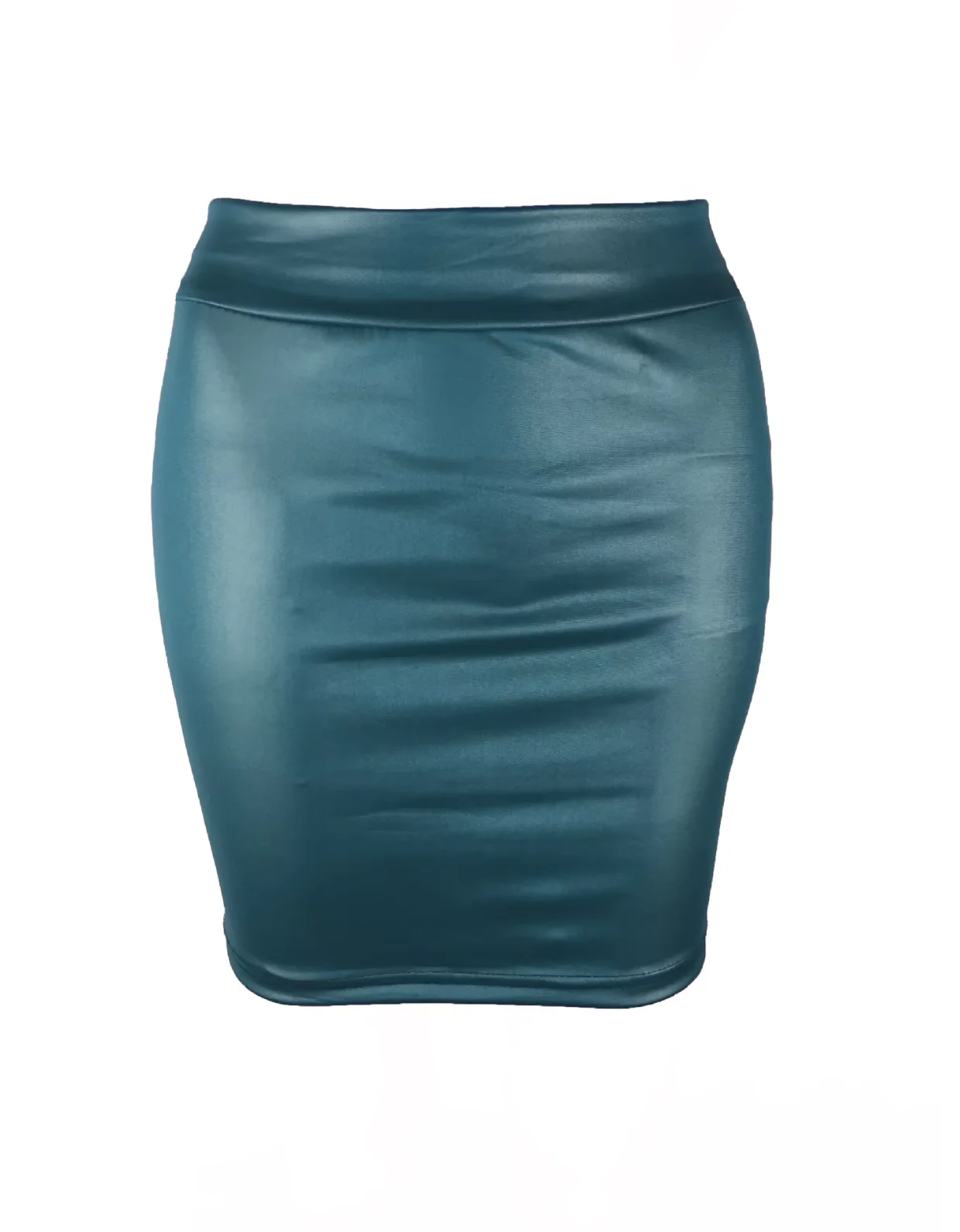 Leather Matte Slim Mini Sexy Fashion PU Hot Short High Waist Skirt Korean Nightclub Streetwear Wholesale Clothes 7ST