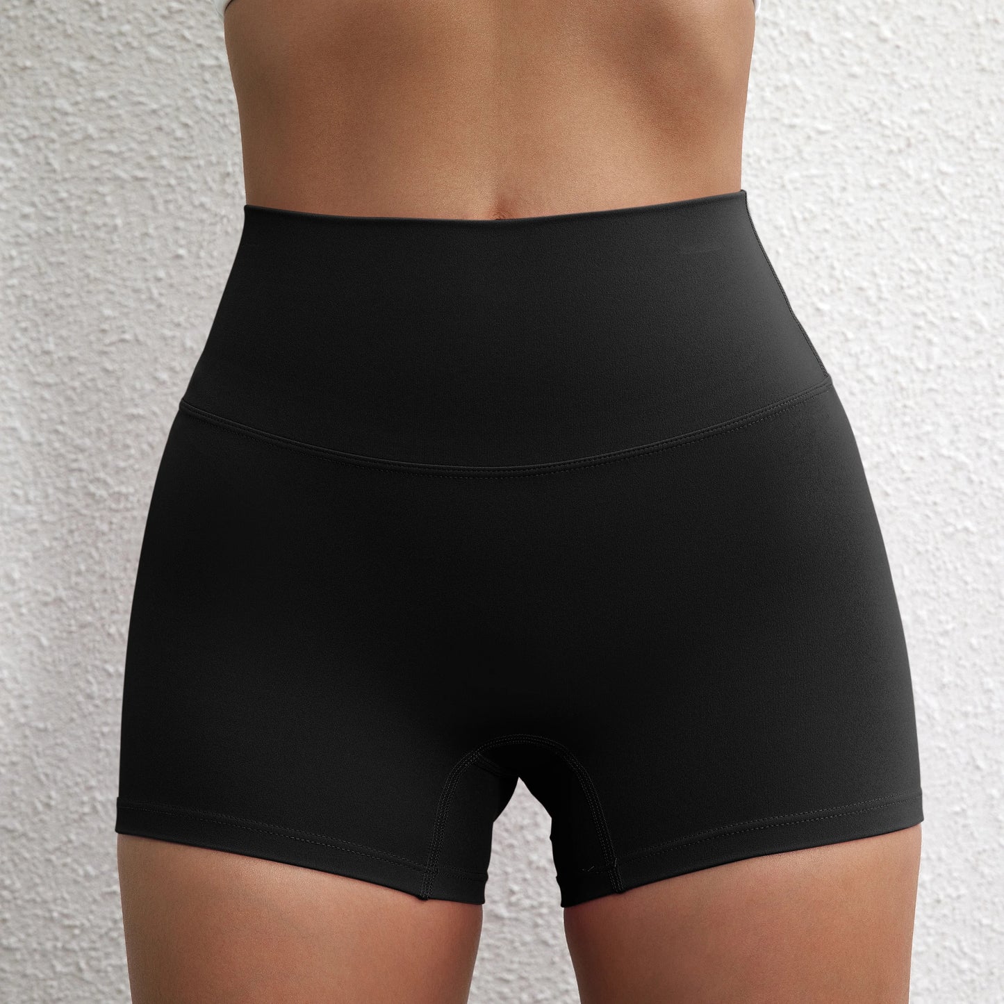 Sexy Solid Color High Waist Athletic Yoga Short Leg Cycling Women Fitness Sport Short Comprehensive Training Jogging Squat Proof