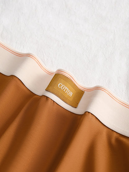 Men's 4-piece underwear, cotton soft and comfortable casual daily boxer briefs, solid color trendy personality shorts