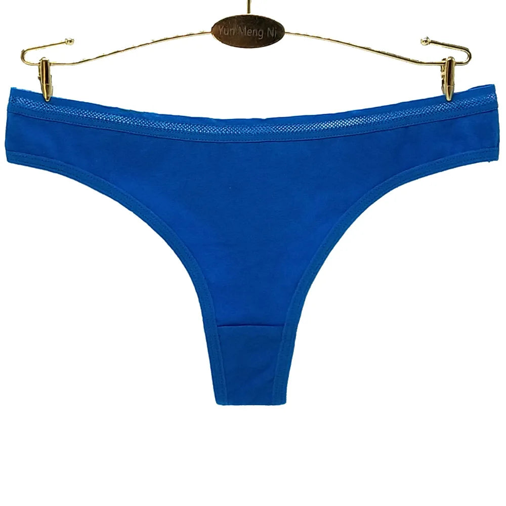 Women Panties Cotton Sexy Strings Tangas Mujer Female Underwear Big Size M XXL Thongs Breathable Lingerie G-string 5 pcs/lot