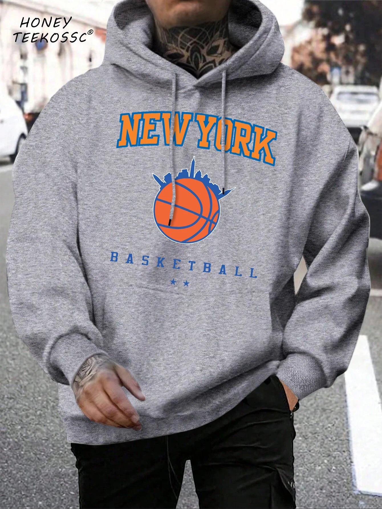 Brooklyn Est 1998 New York Printing Men Hoodies Harajuku Crewneck Hoodie Fashion Oversize Hoody Autumn Comfortable Tracksuit