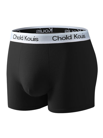 4pcs men's underwear, comfortable, soft breathable athleisure boxer underwear, trendy simple hot-selling men's boxer underwear