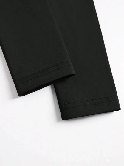 Women's Black High Neck Long Sleeve Bodysuit - Slim Fit Back Large Cutout Hollow Out Y2K Sexy Streetwear Club Party Top