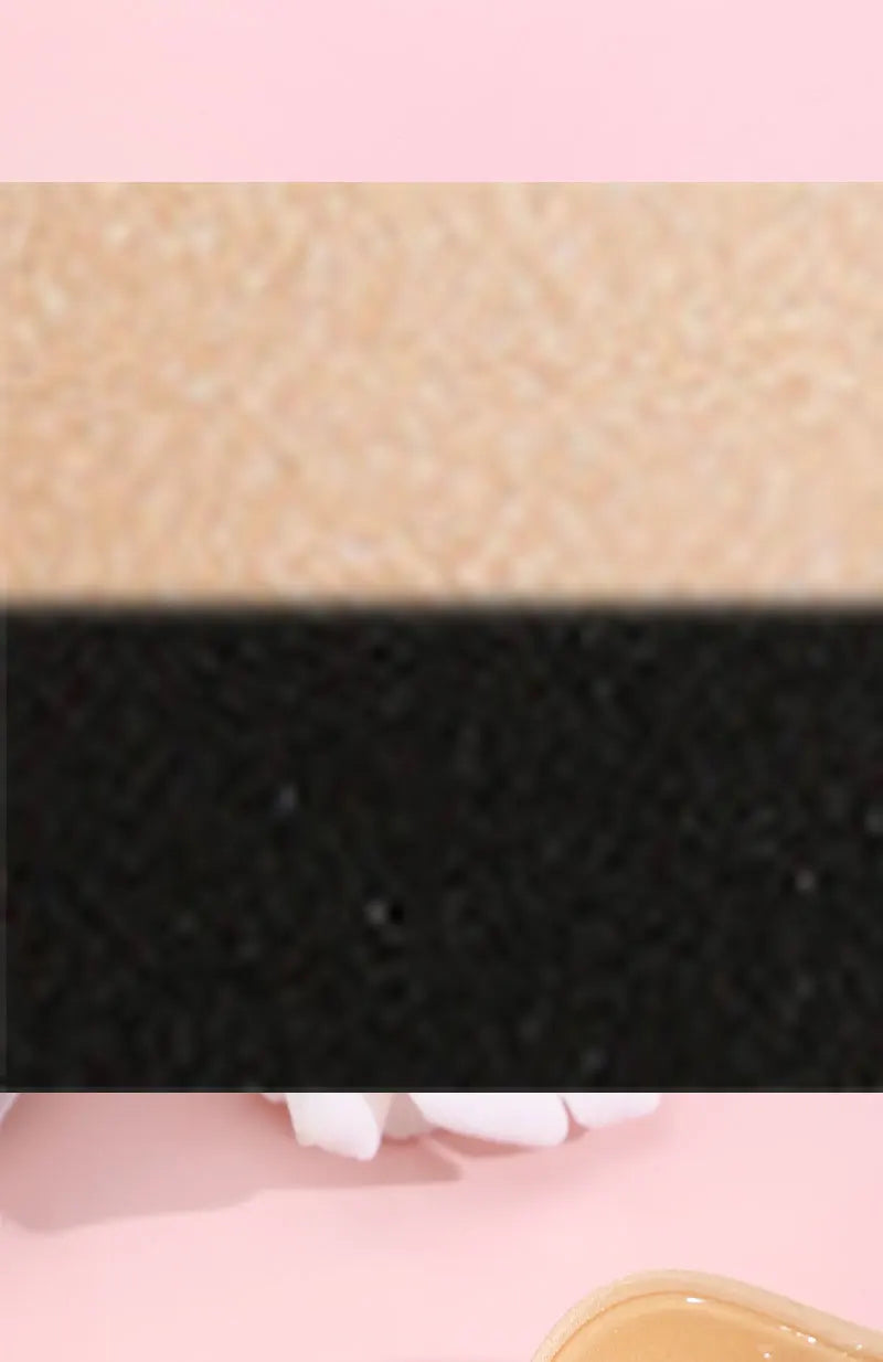 FINETOO 1Pair Women Invisible Underwear nubra Breast Patch Tow-Color Hypoallergenic Mango Cup bra Silicone Non-Falling Off Thin