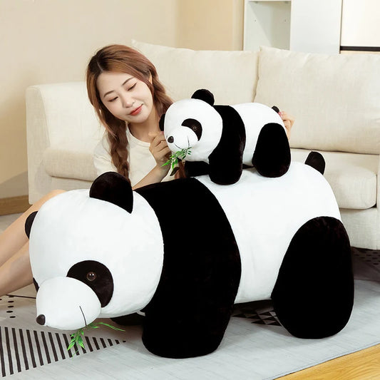 20cm Cute Baby Bamboo Panda Bear Plush Stuffed Animal Doll Cartoon Kawaii Dolls Christmas Gifts