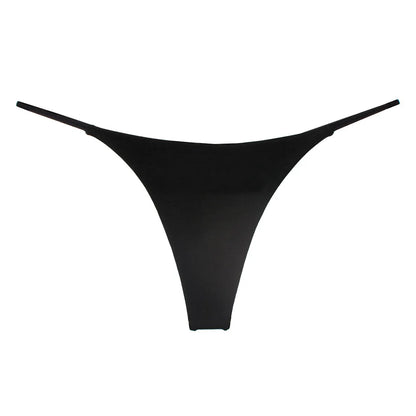 Sexy thong low waist lingerie for women underwear thin belt double layer bikini cotton  panties lenceria femenina tangas mujer