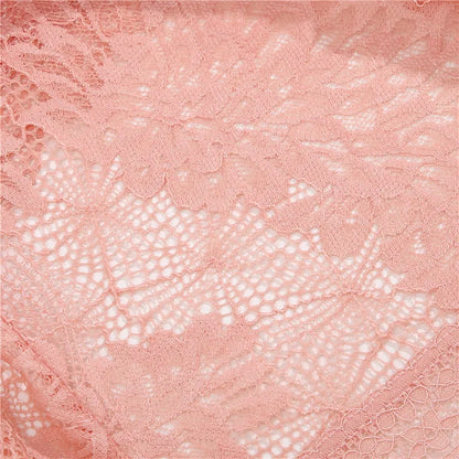 Sexy Perspective Women Back Lace Panties Patchwork Cotton Underpants Hollow Out Lingerie Underwear Comfortable Briefs 3PCS