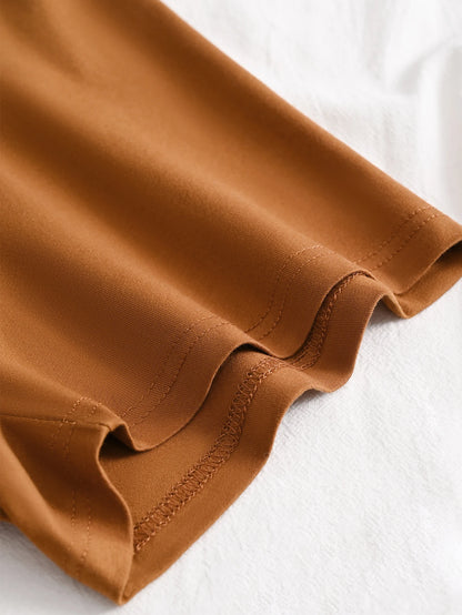 Men's 4-piece underwear, cotton soft and comfortable casual daily boxer briefs, solid color trendy personality shorts